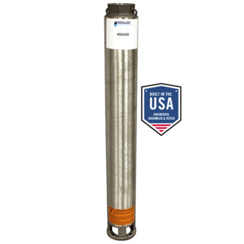 Goulds Pumps 35GS20, 4" High Capacity Submersible Pump End Only (2 HP, 10 Stages, 10-50 GPM)