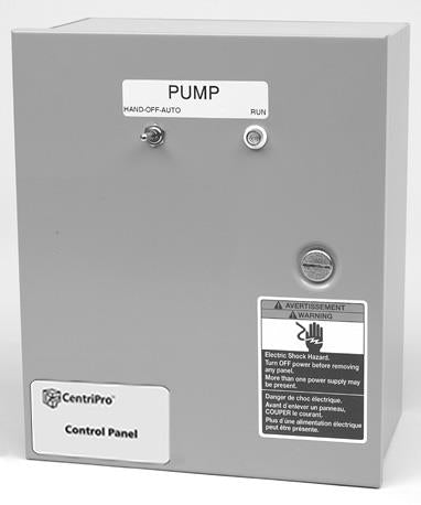 A32510 Goulds CentriPro Simplex Wastewater Control Panel (3 Phase, Indoor NEMA 1 Steel Enclosure)