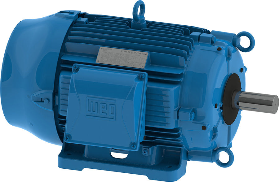 00318ET3HCT182TF1-W2 WEG NEMA Premium Efficiency Cooling Tower Air Handling Motor (3 HP, 3 Phase, 575 Volt, 1800 RPM, 182T Frame, 3.1 Full Load Amps, Foot-Mounted) - KG Power Systems