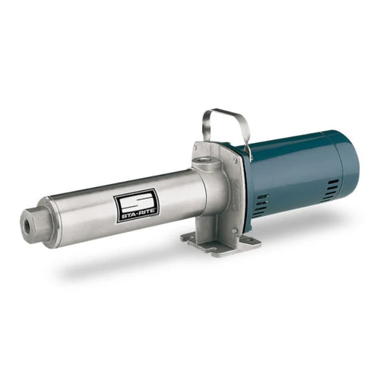 HPS30E3T-01 Sta-Rite HP Series Signature 2000 Stainless Steel High-Pressure Booster Pump (1 HP, Three Phase, 208-230/460V, TEFC, 30 GPM)