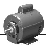 1769 U.S. Motors Capacitor Start Belted Fan and Blower Motor (1 HP, 115/208-230 Volts, 1725 RPM/Spds.)