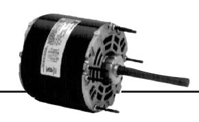 1124 U.S. Motors Single and Double Shaft Direct Drive Fan Motor (1/5 HP, 208-230 Volts, Double Shaft, 1075 RPM)