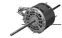 1186 U.S. Motors Double Shaft Fan and Blower Motor (1/8 HP, 115 Volts, 1075/3 RPM/Spds.)