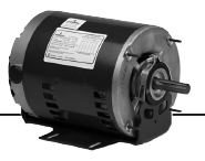 8498 U.S. Motors Commercial Belt-Drive Blower Motor (1 HP, 208-230/460 Volts, 1725 RPM)