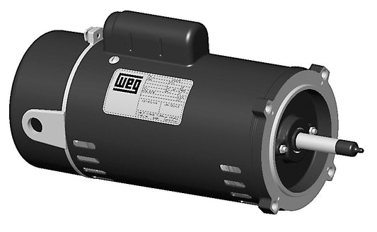 PCJ115 WEG Pool and Spa Pump Motor (1.5 HP, L56J FRAME, 115/230 V, SINGLE PHASE, ODP , 3450 RPM)