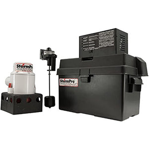 Mi20106 Ion Technologies StormPro 2100DC Battery Backup System (12V DC Pump, 8 Amp/12V Charger, 35 GPM Max, 2100 GPH @ 10Ft)