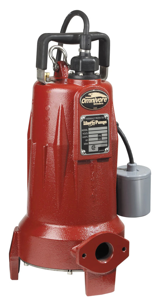LSG202A Liberty Automatic Submersible Grinder Pump (2HP, 208-230 Volt, 1 Phase,  1-1/4" FNPT Discharge, Dual Seal, 25' power cord with Quick-Disconnect)