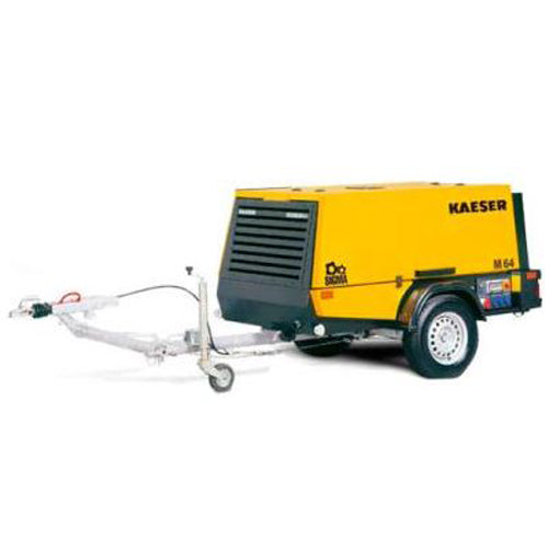 M64 Kaeser Portable Air Compressor (225 CFM, 100 PSI, Diesel, Tow Behind)