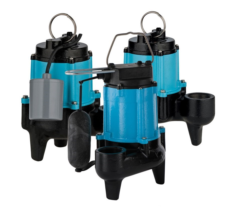 511437 Little Giant Sewage Pumps (1/2 HP, 115 volt, Piggyback Mechanical Float, 3" Discharge)