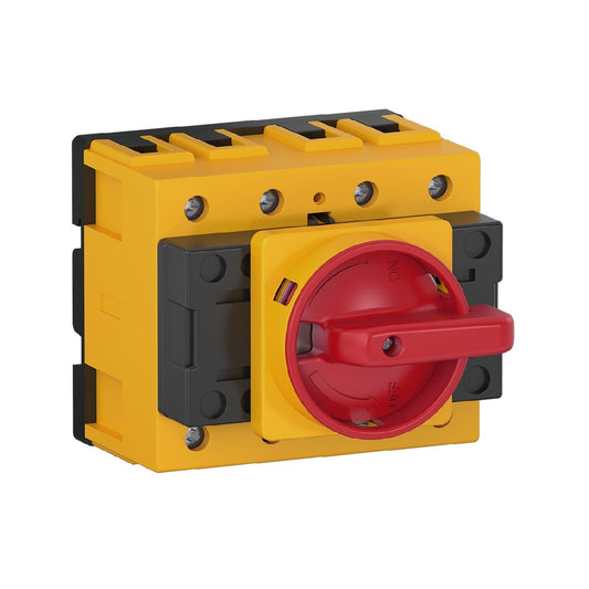 MSW 100 P-3 H WEG Disconnect Switch Standard Configuration (Disconnect Switch + Handle Red/Yellow)