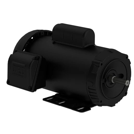 .3318ES1BW56C-S WEG General Purpose C-Face Motor (.33 HP, 1 Phase, 115/208-230 Volt, W56C Frame, 60 Hz, TEFC Enclosure, Foot-Mounted) - KG Power Systems