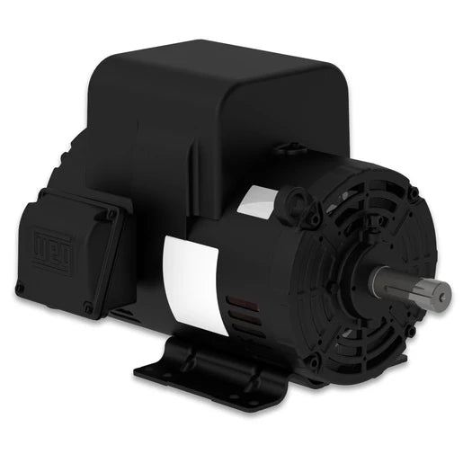 00536OS1D184T-S WEG Motor (5 HP, 3600 RPM, 1 Phase, 60 Hertz, 184T Frame, Foot-mounted, ODP, 230 V)