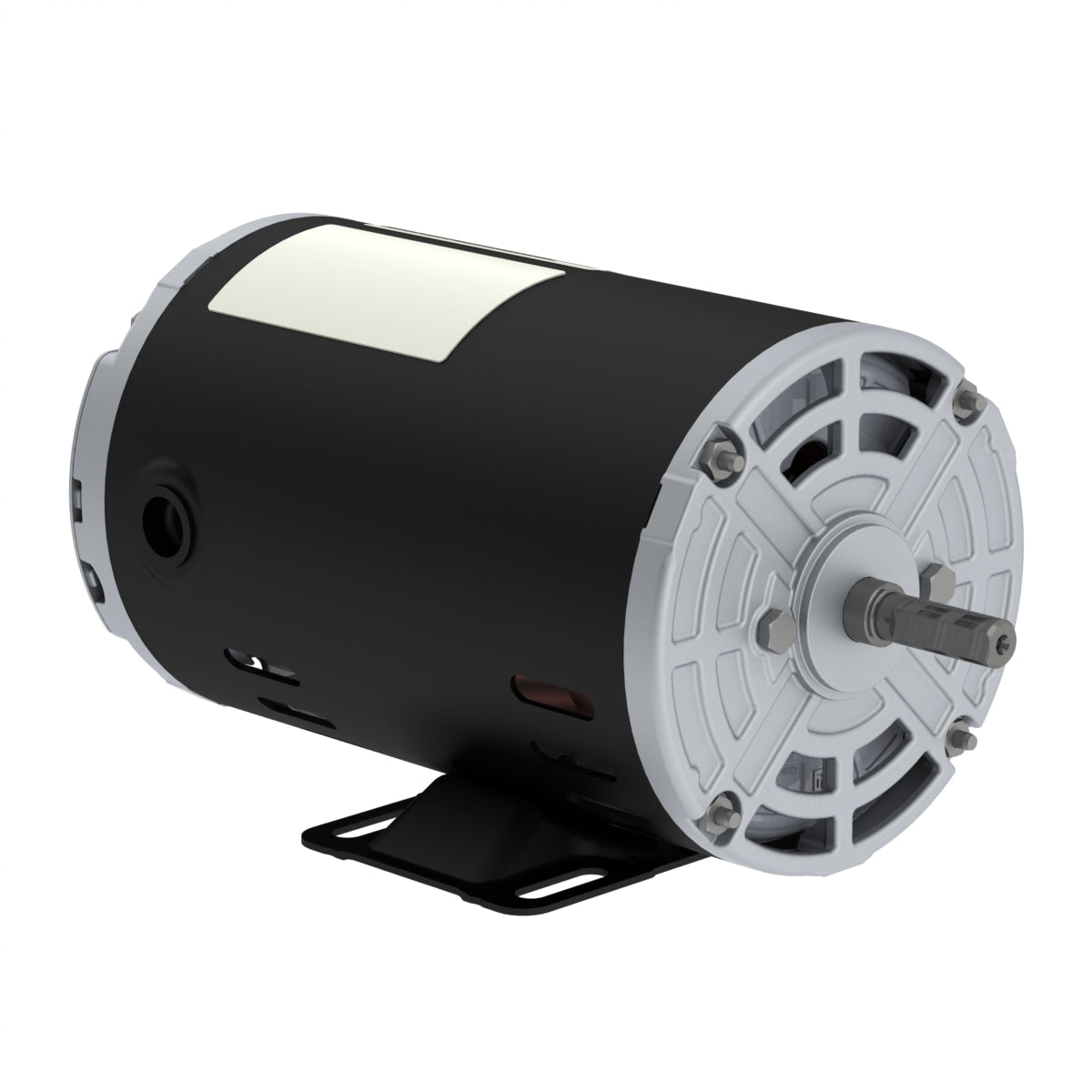 .2518OT3E48-S WEG General Purpose Rolled Steel Motor (.25 HP, 1800 RPM, 3 Phase, 60 Hz, 48 Frame, ODP Enclosure, 208-230/460 Volt, F1 Mount, Foot-Mounted) - KG Power Systems
