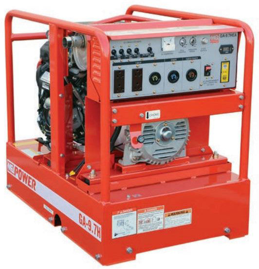 GA97HEA Multiquip Generator (Honda Engine, Electric Start, 3600 RPM, 60 hz, Single Phase, 120/240 V)