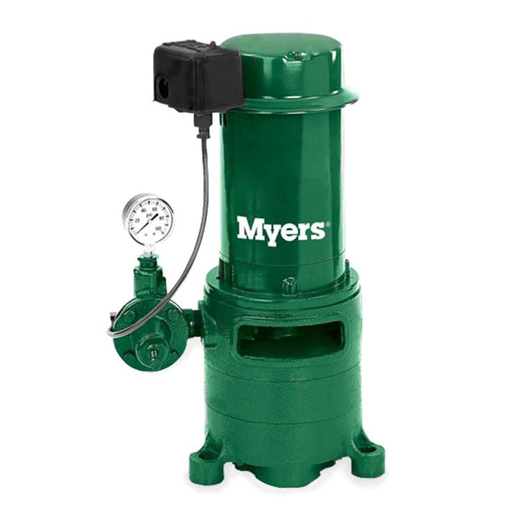 MVPH-200 Myers Pumps Vertical Deep Well Jet Pumps (2 HP, 230 Volts, 1-1 ...