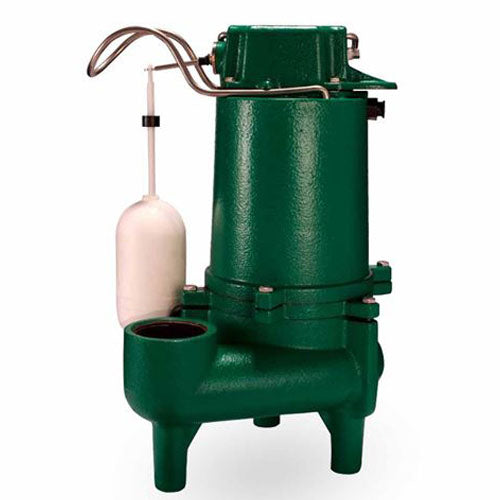 MSE5012P20 Myers Submersible Sewage Ejector Pump (1/2 HP, 1 Phase, 115 Voltage, 20' Cord Length, 145 GPM Max Flow, Vertical Switch, 2" Discharge)