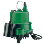 ME40110T Myers Submersible Effluent Pumps (4/10 HP, 1 Phase, 115 Voltage, 1-1/2" Discharge, Piggy Back Tethered Switch)