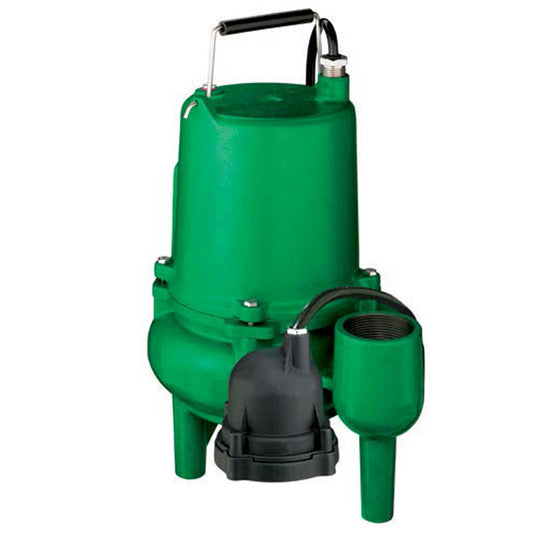 MSP50A1 Myers Submersible Sewage Pump (1/2 HP, 1 Phase, 115 Voltage, 20 Cord Length, 2"Discharge, Piggy Back Diaphragm Switch)