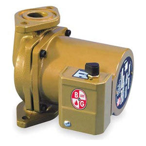 103258LF Bell & Gossett NBF-9U/LW Circulator Pump, Wet Rotor (1 Phase, 115V Volts, 5 GPM @ 5', Bronze)