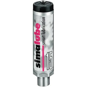 SL15-15 Simatec Simalube 15 ml capacity, with high temperature chain oil