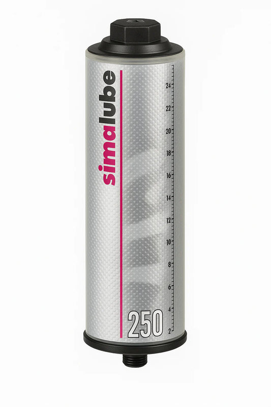 SL25-250 Simatec Simalube 250 ml capacity, with high performance grease (polyurea)
