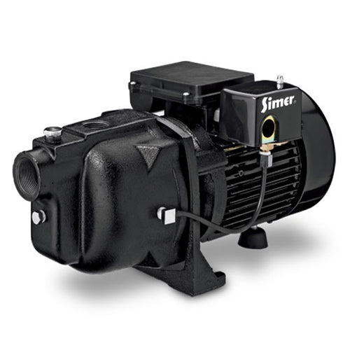 2207C Simer Shallow Well Jet Pumps (3/4 HP, 115/230 Voltage, 1-1/4" NPT Suction, 1" NPT Discharge)