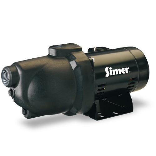 3107P Simer Shallow Well Jet Pumps (3/4 HP, 115/230 Voltage, 1-1/4" NPT Suction, 1" NPT Discharge)