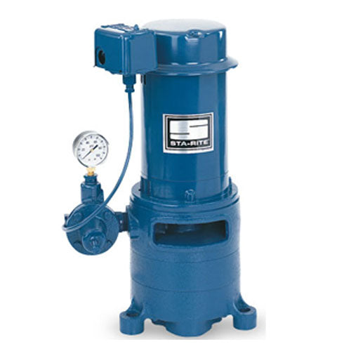 MSG-7 Sta-Rite Vertical Deep Well Jet Pump (2 HP, 95 PSI Max PSI, 1-1/4" Suct., Cast Iron)