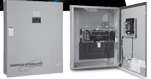 TS 84xA - 0100 Thomson Technology Transfer Switch (240 MAX. VOLT, 100 AMPS, T,J RMS Fuse Type, TS840 Automatic Transfer Switch Series)