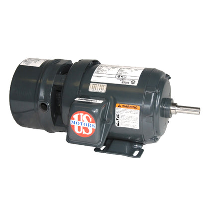 BMU12S2A U.S. Motors Unimount Brake Motor Unimount Brake Motor  (1/2 HP, 56 Frame, 3 Brake Torque ,1800 RPM)