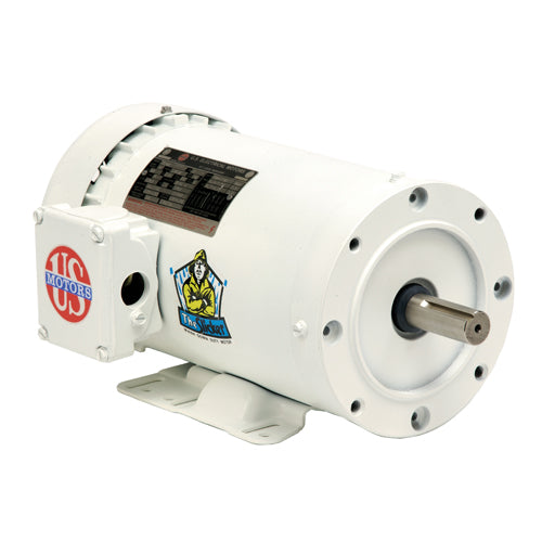 WD34C1JC U.S. Motors Washdown Motor (3/4 HP, 56C Frame, 3600 RPM)