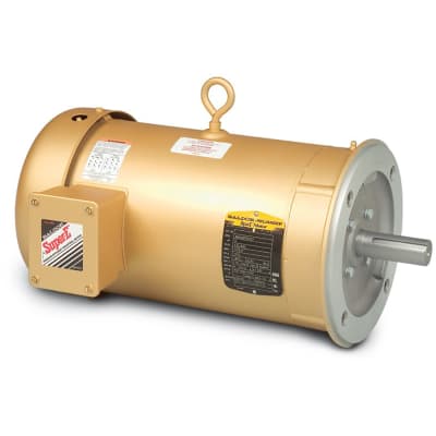 VEM3546T Premium Efficient Super-E  Baldor C-Face Industrial Motor, Three Phase, TEFC, 143TC Frame (1 HP, 1800 RPM)