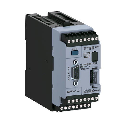 SRW01-UCBE1E47 WEG Smart Relay (24 VDC, 110-240 Volt, 50/60 Hz-DC, ELS Protection)