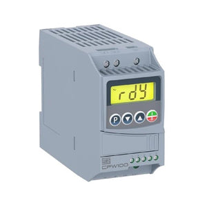 CFW100B02P6S220G2 WEG Drives Micro Variable Speed Drive (200-240 V Power Supply, Single Phase Input Phases, 2.6 Rated Current (HD), IP20 Enclosure)