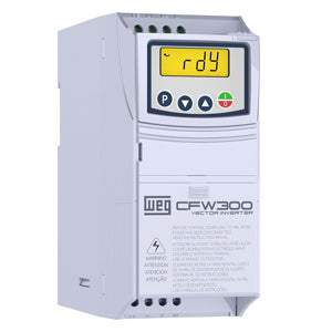 CFW300A06P0S2NB20 WEG Drives Micro Variable Speed Drive (200-240 V Power supply, Single-phase Input phases, 6 Rated current (ND), 6 Rated current (HD)