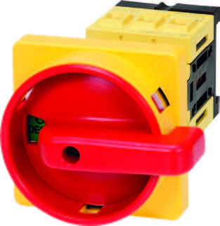 MSW 80 P-3 H WEG Disconnect Switch Standard Configuration (Disconnect Switch + Handle Red/Yellow)