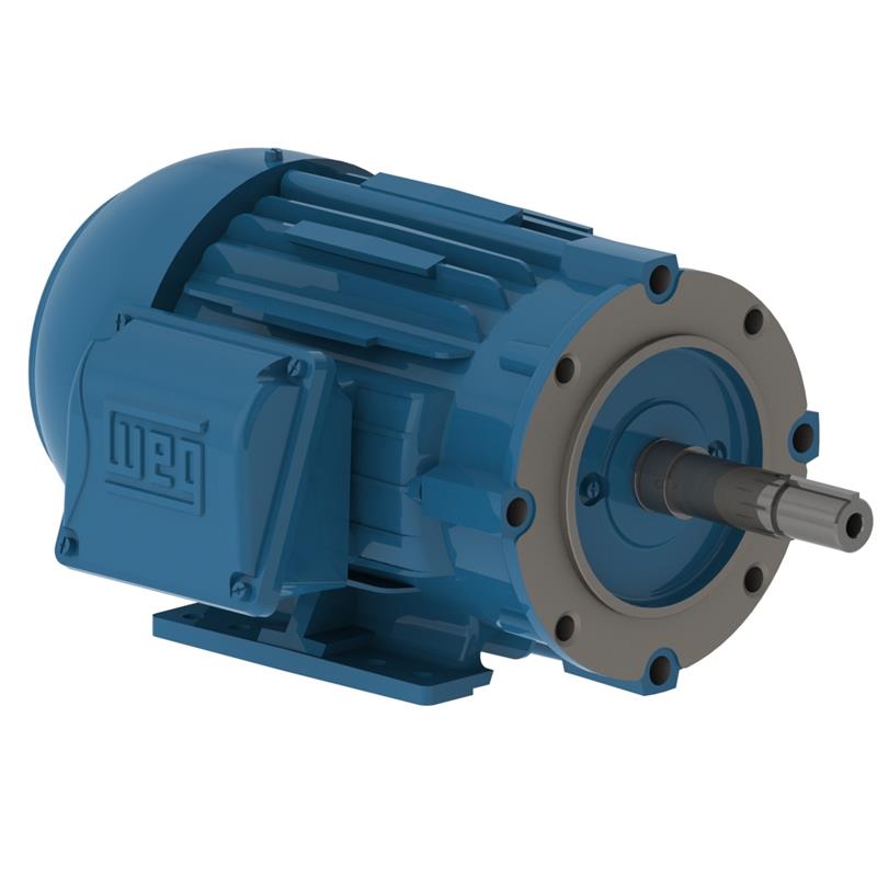 00236ET3E145JM-W22 WEG Motor, Close Coupled Pump Motor (2 HP, 145JM FR ...