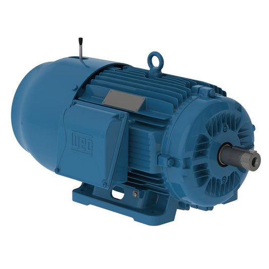 00158ET3EBMQ145T-W22 WEG Motor (1.5 HP, 1800 RPM, 3 Phase, 143/5T Frame, TEFC, 230/460 V, Foot Mount)