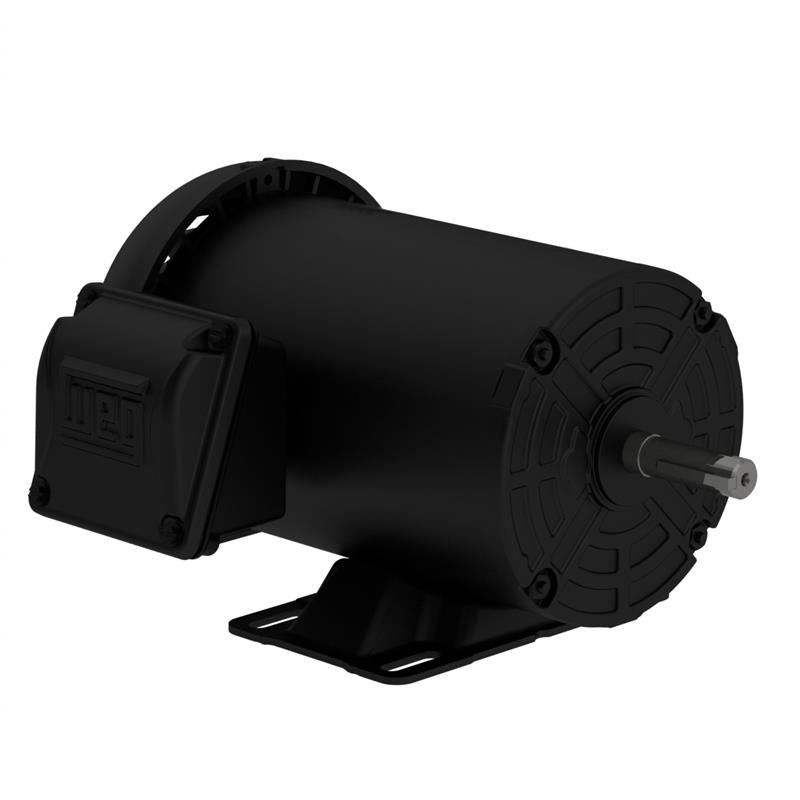 00118ET3E56-S WEG Motor (1 HP, 1800 RPM, 3 Phase, 60 Hz, 56 Frame, TEFC, 230/460 V)