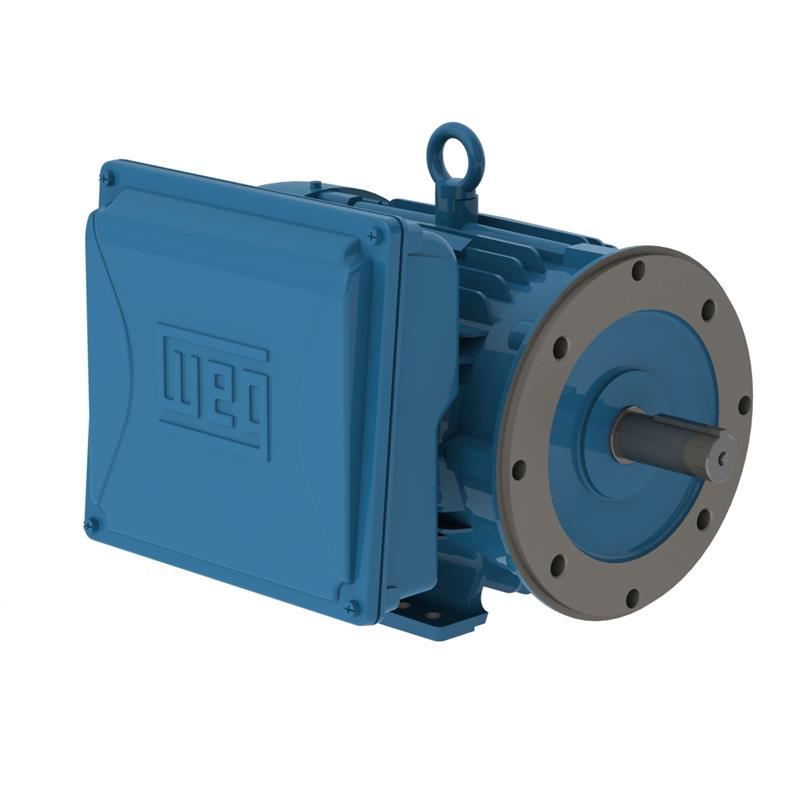 00318ES1C184TC-W22 WEG General Purpose C-Face Motor (3 HP, 1800 RPM, 1 Phase, 60 Hz, 184TC Frame, Foot-mounted, TEFC, 208-230V)