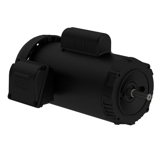 .5012ES1B56CFL-S WEG C-Face Motor (.75 HP, 1200 RPM, 1 Phase, 60Hz, 56C Frame, Footless, TEFC, 115/208-230V)