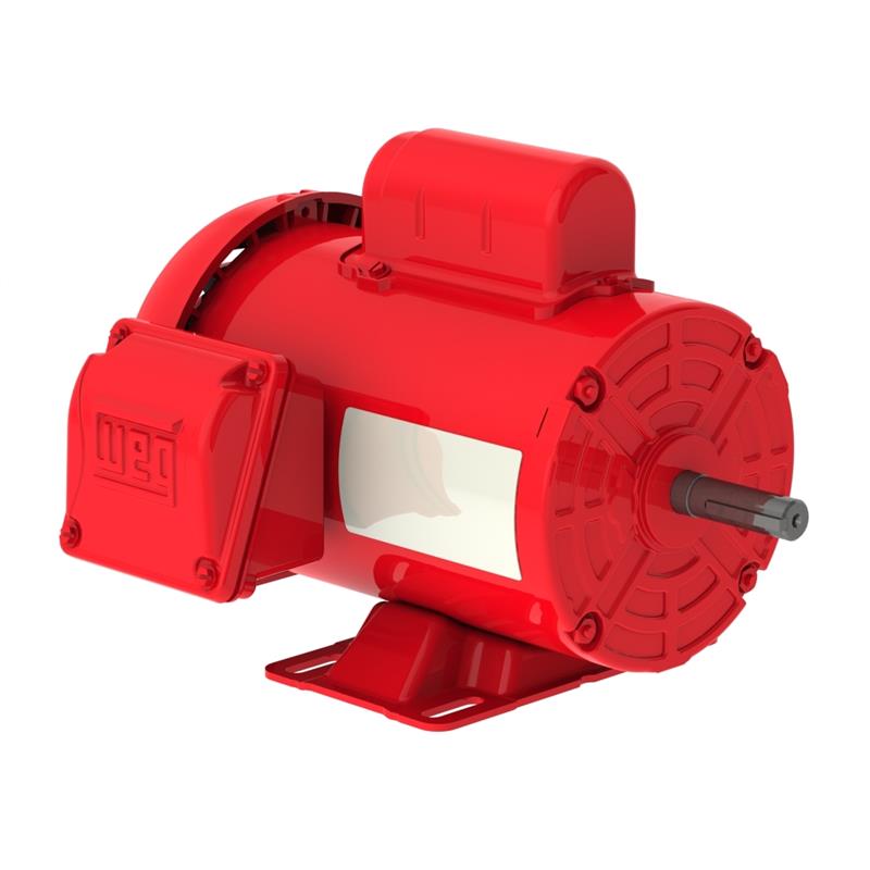 .5018ES1RFDW56-S WEG General Purpose Motor (.50 HP, 1800 RPM, 1 Phase, W56 Frame, TEFC, 115/230 Voltage, Foot Mount)