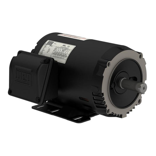 .3336OT3E56C-S WEG Motor (.33 HP, 3600 RPM, 3 Phase, 56C, ODP, 230/460 V, Foot Mount)