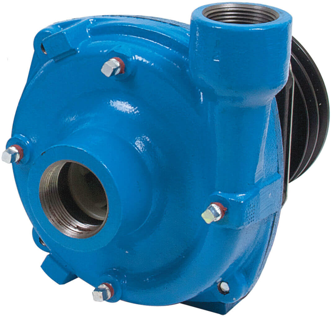 9263C-CR Hypro-Shurflo Gear Driven Cast Iron Centrifugal Pedestal Pump (1-1/2" NPT Inlet x 1-1/4" NPT Outlet, Viton Gasket, 140 Max GPM, Motor Not Included) - KG Power Systems