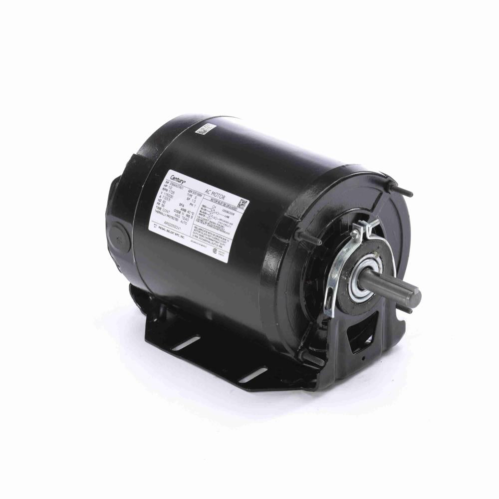 F352 Century Belt Drive & Blower Motor  (1/2 HP, 115 Volts, 56 Frame, 1725 RPM)