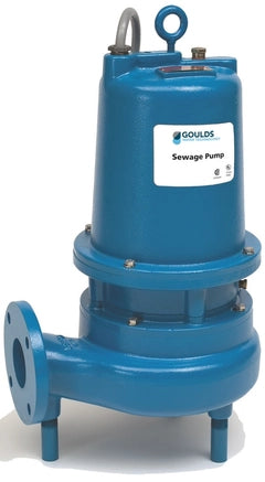 3SD52G4CA Goulds 3SD Series Submersible Sewage Pump (2 HP, 460 Volts, 3 PHASE, 1750 RPM, 7.00" Impeller Size, 3" Discharge, 20' Cord)