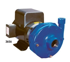 22BF1J9B1 Goulds 3656 S Group Series Centrifugal Pump (Size 1 x 2 - 7, Bronze Fitted, 5 HP, 208-230/460 Volt, 60 hz, Three Phase, EPR Mechanical Seal, TEFC Enclosure, 3500 RPM, 6.4375" Impeller Diameter, 2" NPT Suction, 1" NPT Discharge)
