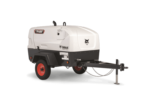 PA185WD0-T4F BOBCAT Doosan Portable Air Compressor (185 CFM, 80-125 PSI, 12 Volt, Fiberglass Body)