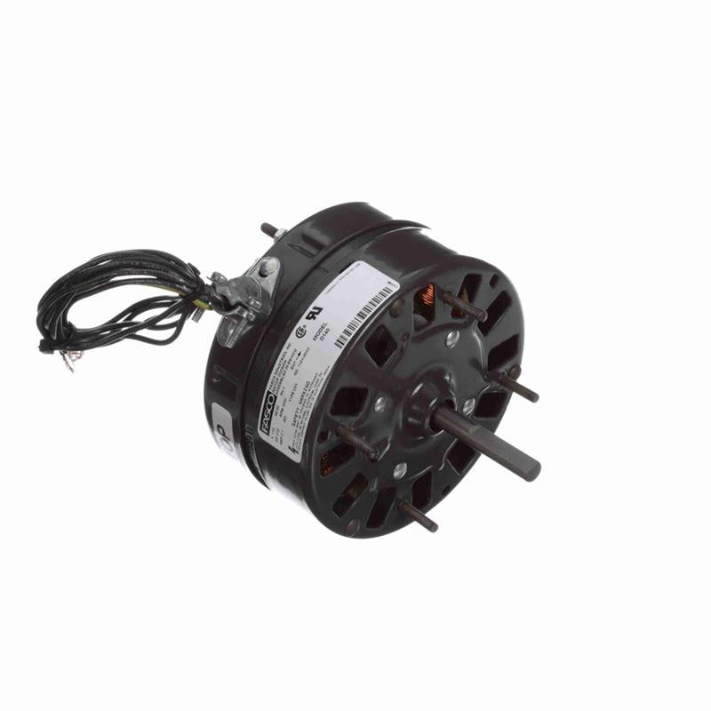 D140 Fasco Ventilation Motor (1/15HP, 115V, OAO Enclosure, Clockwise Rotation)