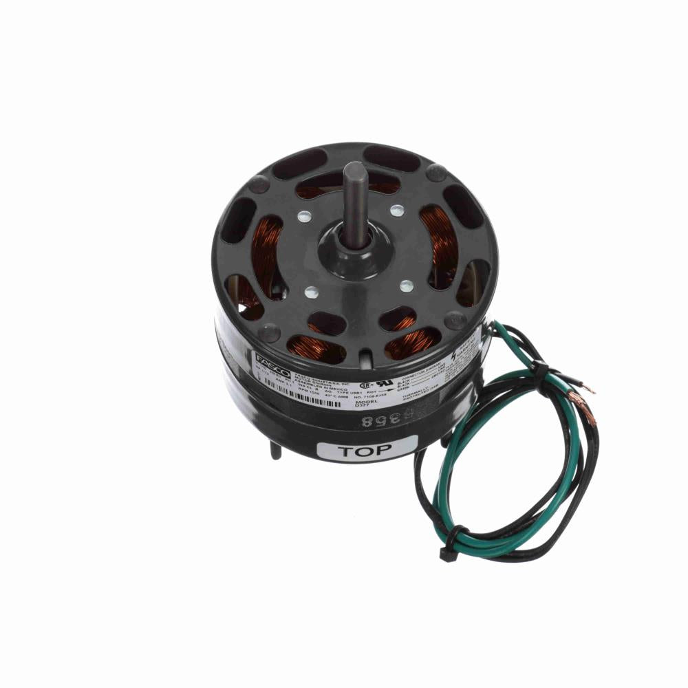 D377 Fasco 4.4" Frame Open Ventilated Shaded Pole General Purpose Motor with Sleeve Bearing (1/12 HP, 1500 RPM, 115V, 1 Phase, 3.1 AMPs, CCWSE)